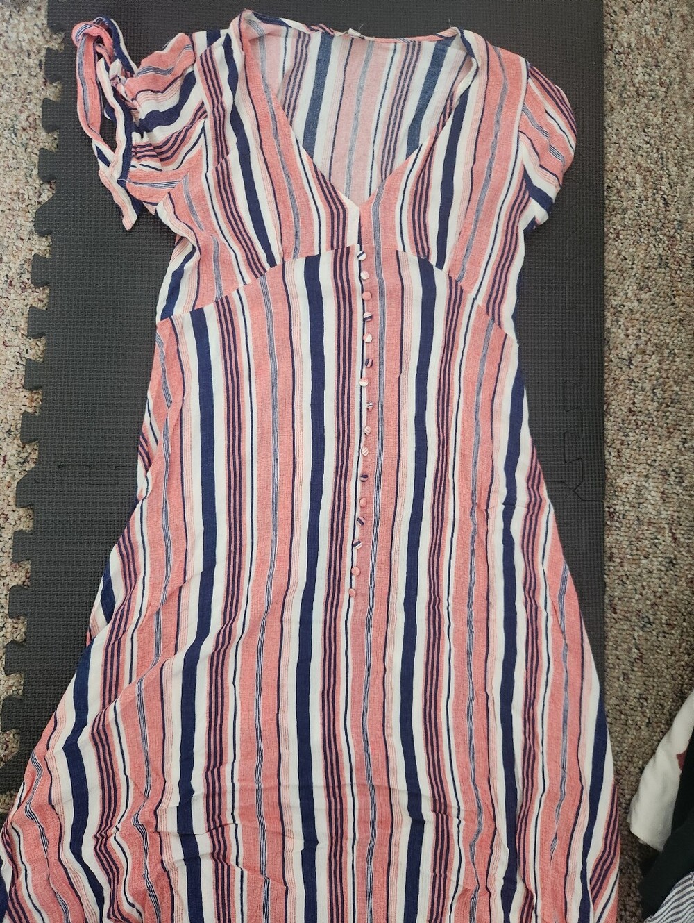 Pink Striped Dress
